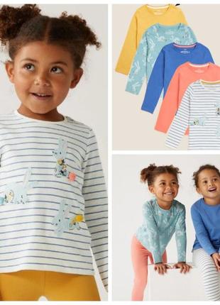 Реглан кофта лонгослив для девочки 1шт. marks&amp;spencer kids (крупбритания) 7