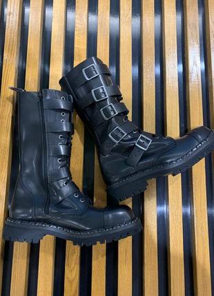 Черевики steady з пряжками 135/136 черевики байкерські рок взуття берці steady steady's2 фото