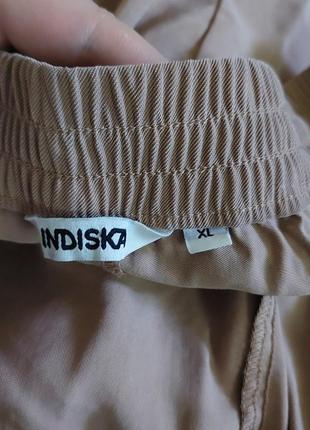 Брендові, бежеві, звужені штани від indiska4 фото