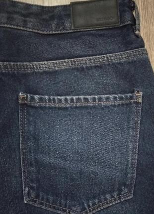 Винтажные джинсы мом прямого покроя с высокой посадкой6 фото