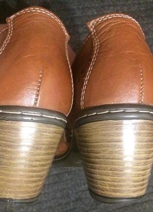Pavers кожаные туфли лоферы 24.5 см6 фото