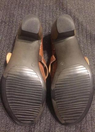 Pavers кожаные туфли лоферы 24.5 см5 фото