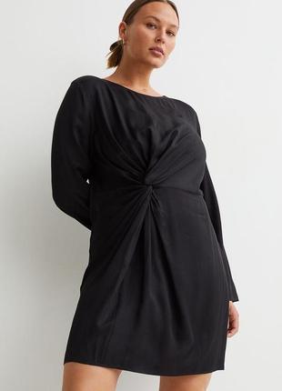 Базовое черное платье h&m