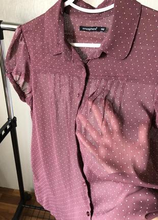 Полупрозрачная блузка4 фото