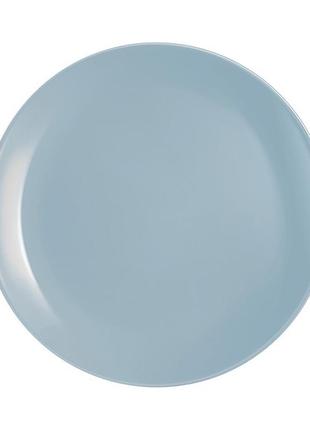 Тарелка luminarc diwali light blue /19 см/десерт. (p2612) tzp135