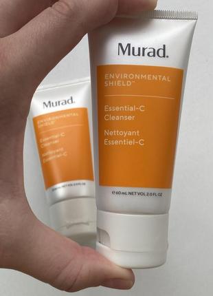 Murad environmental shield essential-c cleanser 60мл гель для вмивання