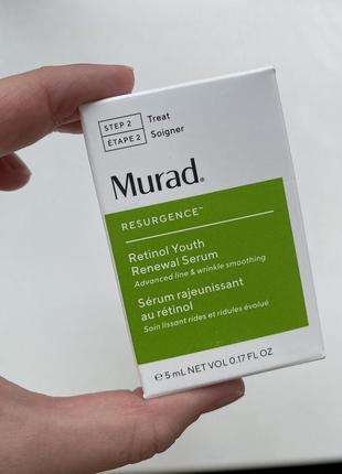 Сыворотка с ретинолом murad retinol youth renewal serum 5 ml4 фото