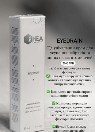 Rhea eyedrain освежающий крем для глаз