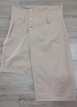 Юбка shein асимметричная коттон