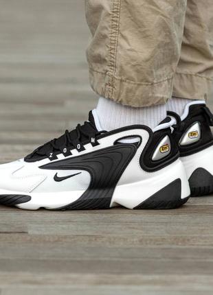 Женские кроссовки nike zoom 2k white\black #найк