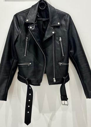 Крутевая черная куртка-косуха diesel оригинал