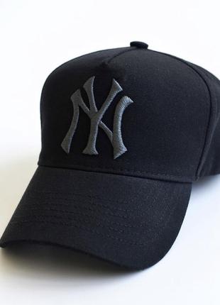 Стильная черная бейсболка new york кепка ny украинского бренда kent &amp; aver