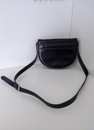Сумка кожаная на плечо кросс-боди