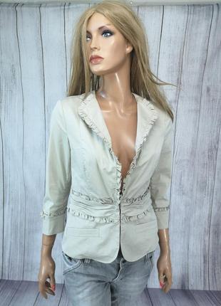 Жакет легкий jones, светлый, разм 34, как новый!