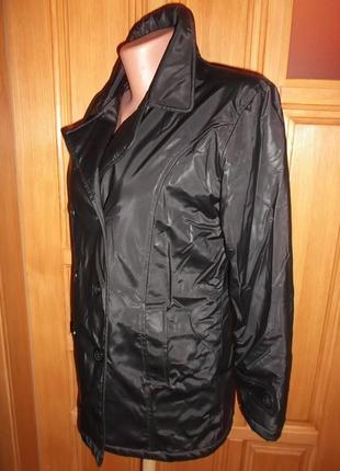 Куртка пальто утепленная  на сенто пухе пропитка осень зима р. m - c.q распродаж3 фото