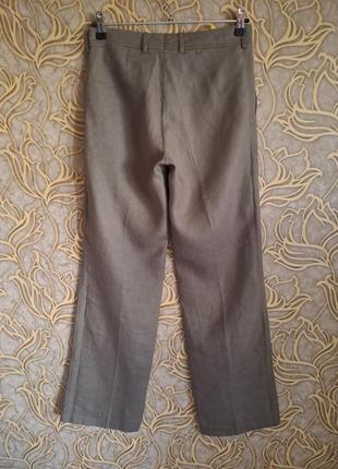 (1029) чудові трендові лляні штани bogner оригінал/розмір 6/363 фото