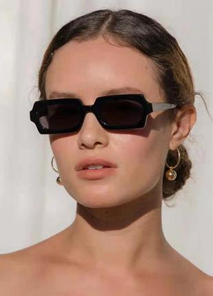 Окуляри очки uv400 чорні темні сонцезахисні стильні модні нові