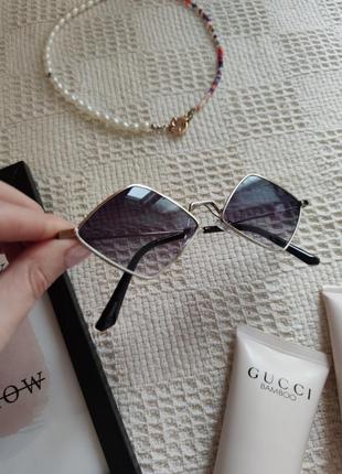 Окуляри 💎 очки uv400 ромби темні сонцезахисні стильні модні нові7 фото
