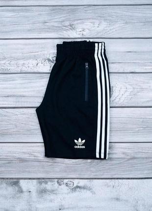 Мужские черные шорты adidas