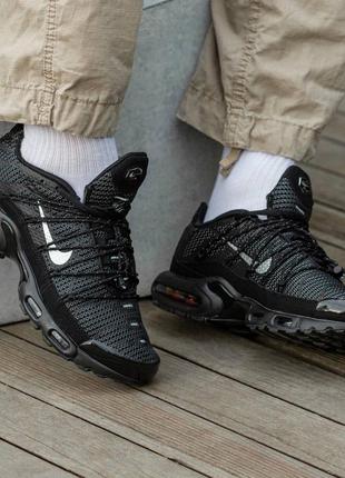 Кросівки nike air max tn plus lace toggle black reflective