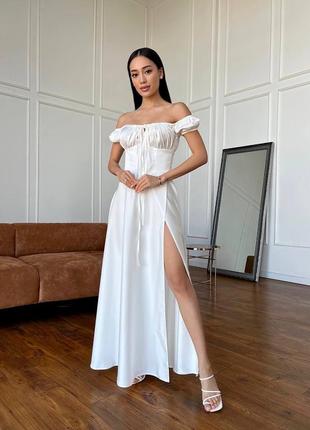 Невероятное сатиновое платье