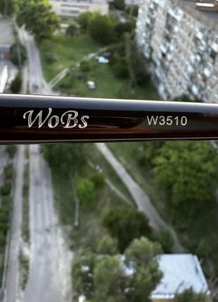 Кисть для румян wobs плоская, натуральный ворс (w3510)3 фото