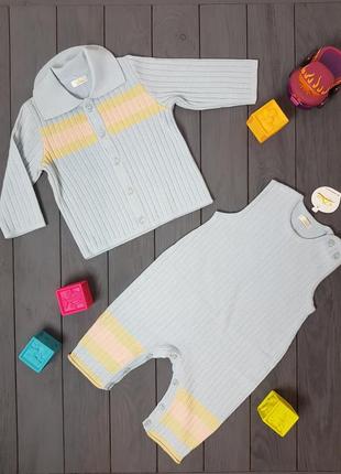 Костюм набор комплект высочайшего качества полушерсть комбинезон и кофта