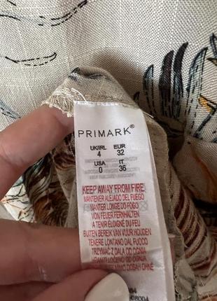 Сарафан платье миди в тропический принт primark вискоза6 фото