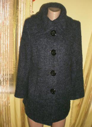 Шикарне фіолeтово-чорнe пальтішко (пальто) debenhams розмір 12/м