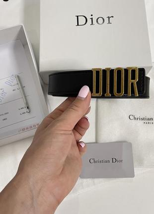 Ремень dior кожа люкс коробка диор4 фото