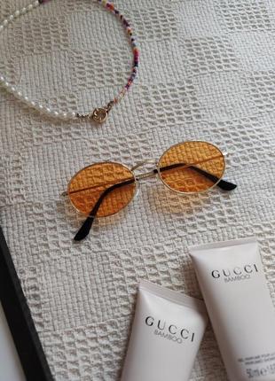 Окуляри окуляри uv400 іміджеві оранжеві круглі овальні нові стильні модні5 фото