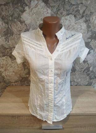 Jean paul femme жіноча сорочка білого кольору розмір xs