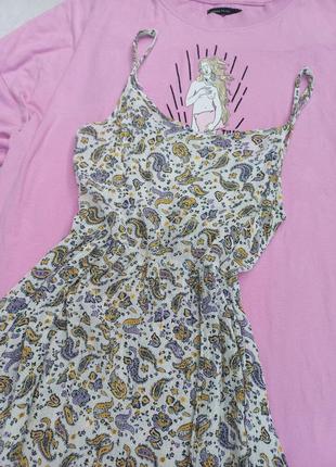 Летнее платье сарафан миди на брительках2 фото