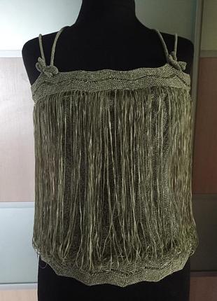 Топ вязаный, вискоза