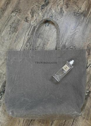 Оригинальная сумка шопер  trussardi