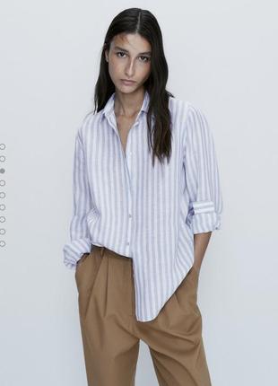 Рубашка massimo dutti льняная