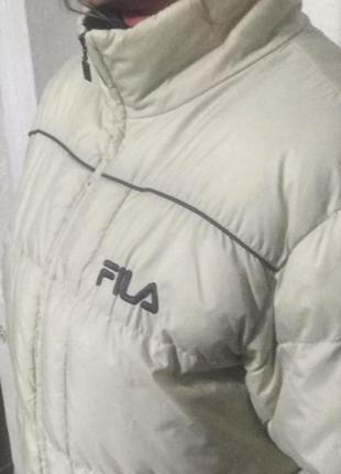 Куртка пуховик ( юнисекс )  известной фирмы fila оригинал4 фото