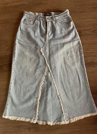 Джинсова юбка