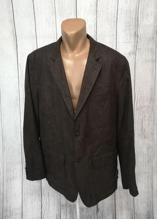 Куртка пиджак стильная memphisto, коричневая
