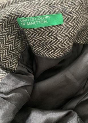 Новая юбочка в ёлочку шикарный состав от benetton s3 фото