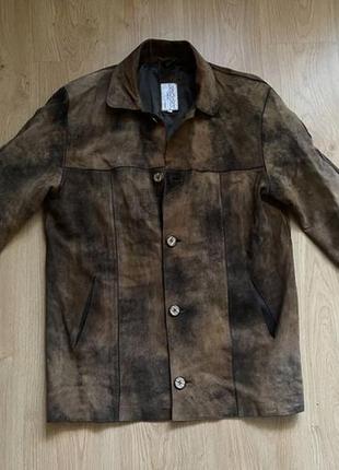 Куртка, кожаный пиджак franco feretti1 фото