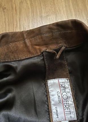 Куртка, кожаный пиджак franco feretti6 фото