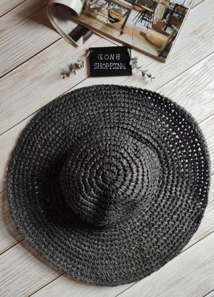 Шикарная большая черная шляпа h&amp;m1 фото