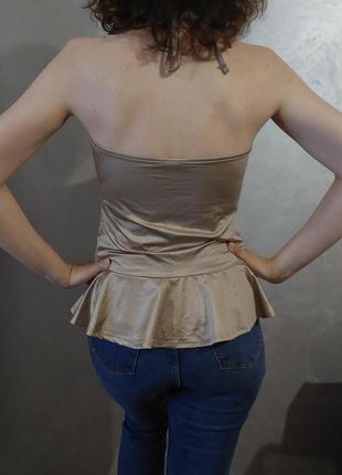 Блуза с обнаженной спиной3 фото