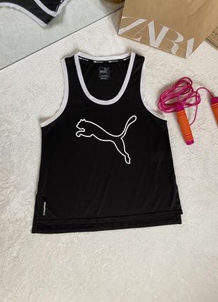 Черная женская майка puma, оригинал🔥