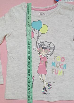 Лонгслив, кофта, блуза, футболка  для дівчинки2 фото