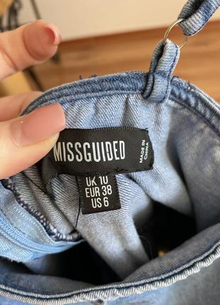 Джинсовый сарафан missguided s-m 4