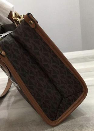 Женская сумка michael kors tote big brown6 фото