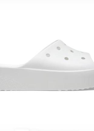 Женские шлепанцы crocs classic platform slide, 100% оригинал3 фото