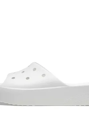 Женские шлепанцы crocs classic platform slide, 100% оригинал6 фото